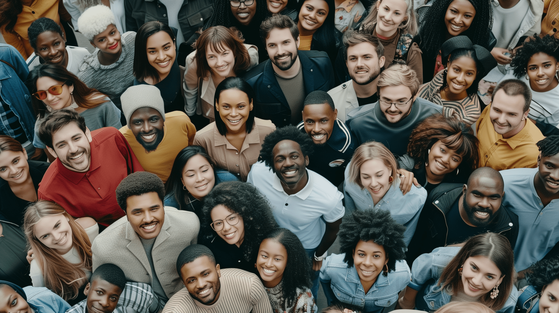 photograph of a large group of people